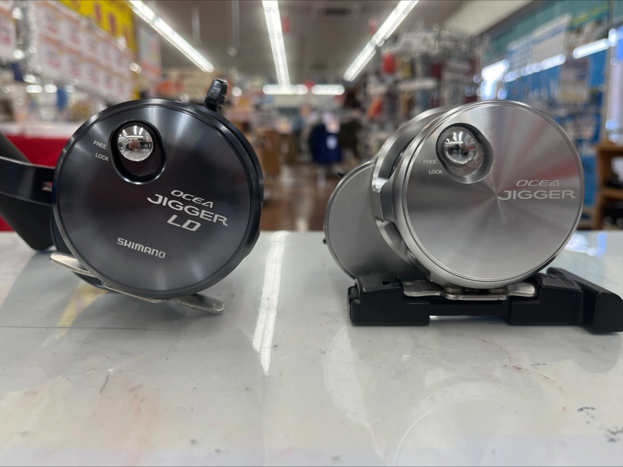 24シマノ新製品リール オシアジガーLDを触らせて頂きました