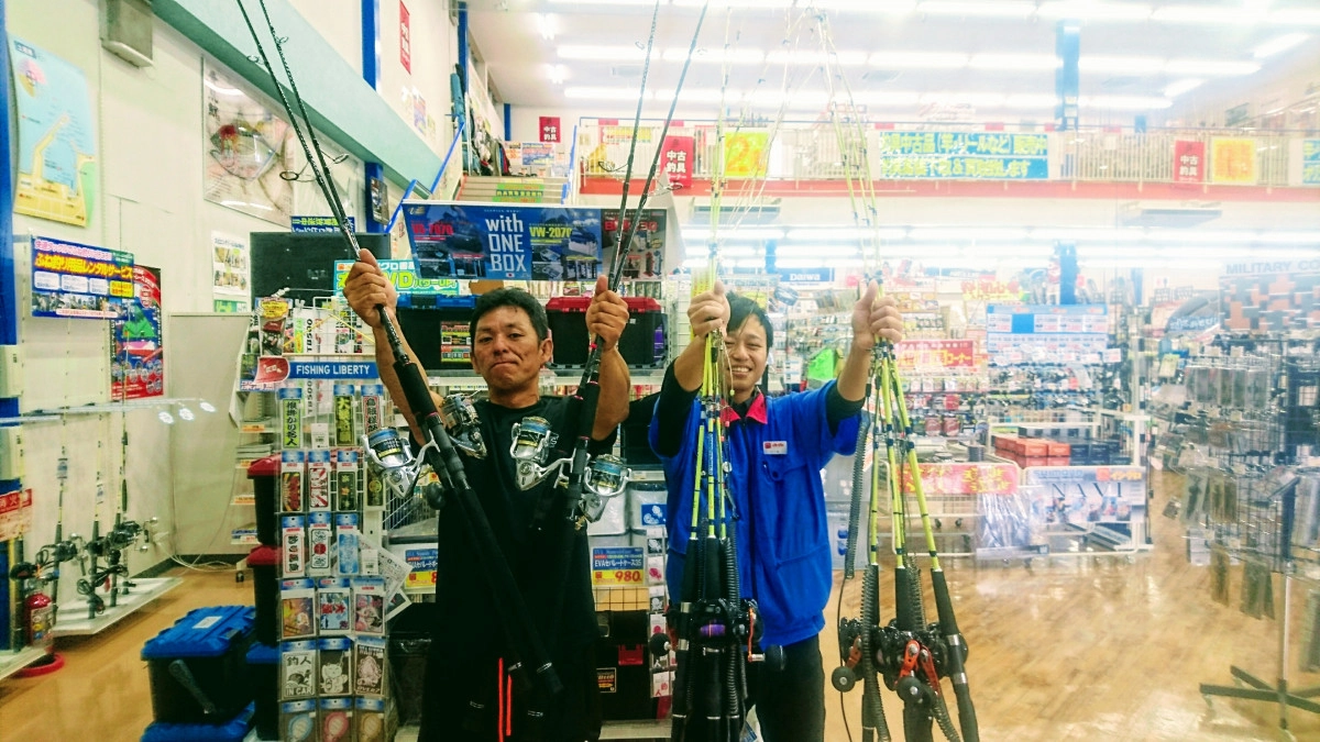 伊勝丸船長ご来店！！キャスティングセット＆手巻きセットレンタルありがとうございます！！