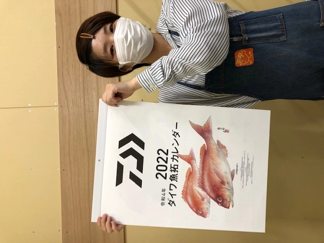 2022　ダイワ魚拓カレンダー入荷♪