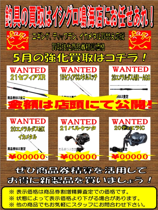 おすすめイカメタルロッド在庫紹介！ ～テイルウォーク編