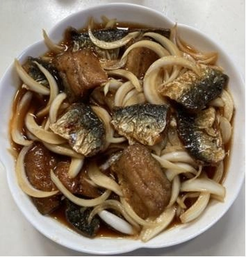 カタボシイワシは南蛮漬けにしました。