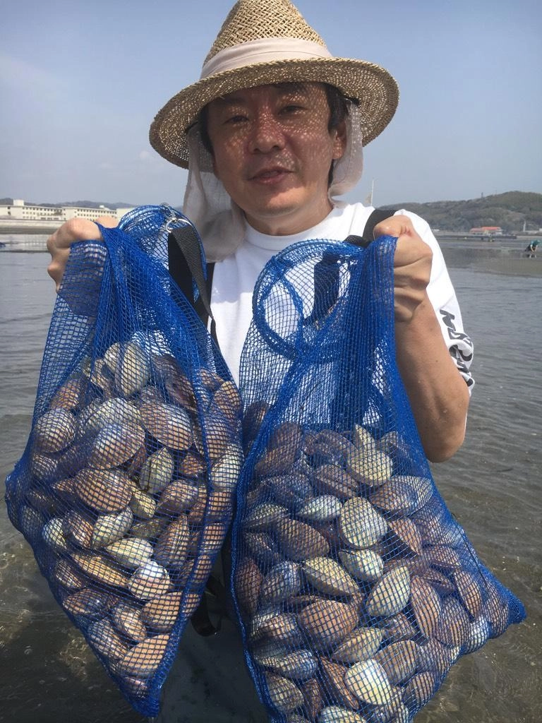 アサリ・ハマグリ・アオヤギが沢山取れました♪