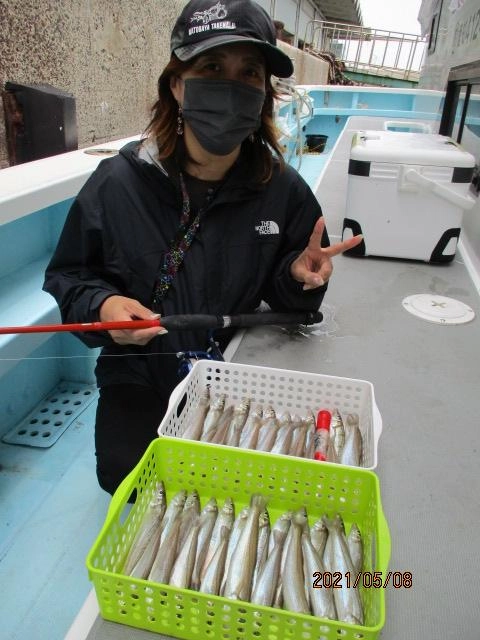 ツリジョは前回の釣果の倍の『モロポチャギス』を釣り上げましたよッ(・∀・)