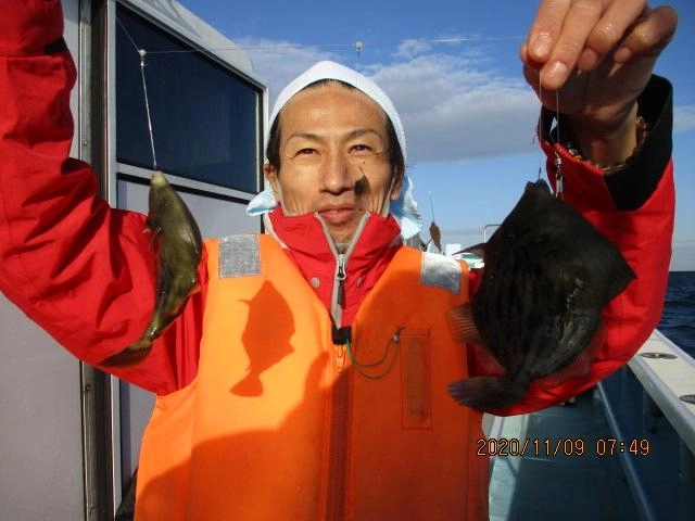 こちらの新規のお客様は『純粋カワハギ、フグカットウ禁止釣り』初挑戦でツヌケOver狩りッ(^-^)