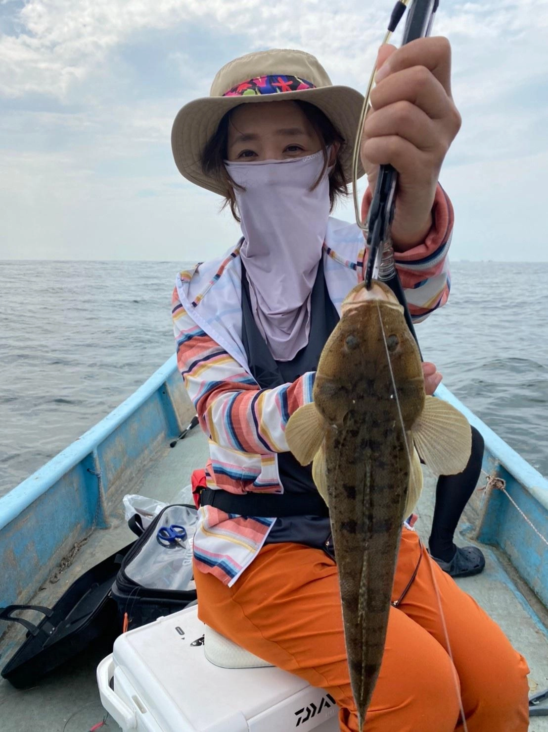 砂場のポイントで釣れたシロギスを泳がせてマゴチ釣れました♪