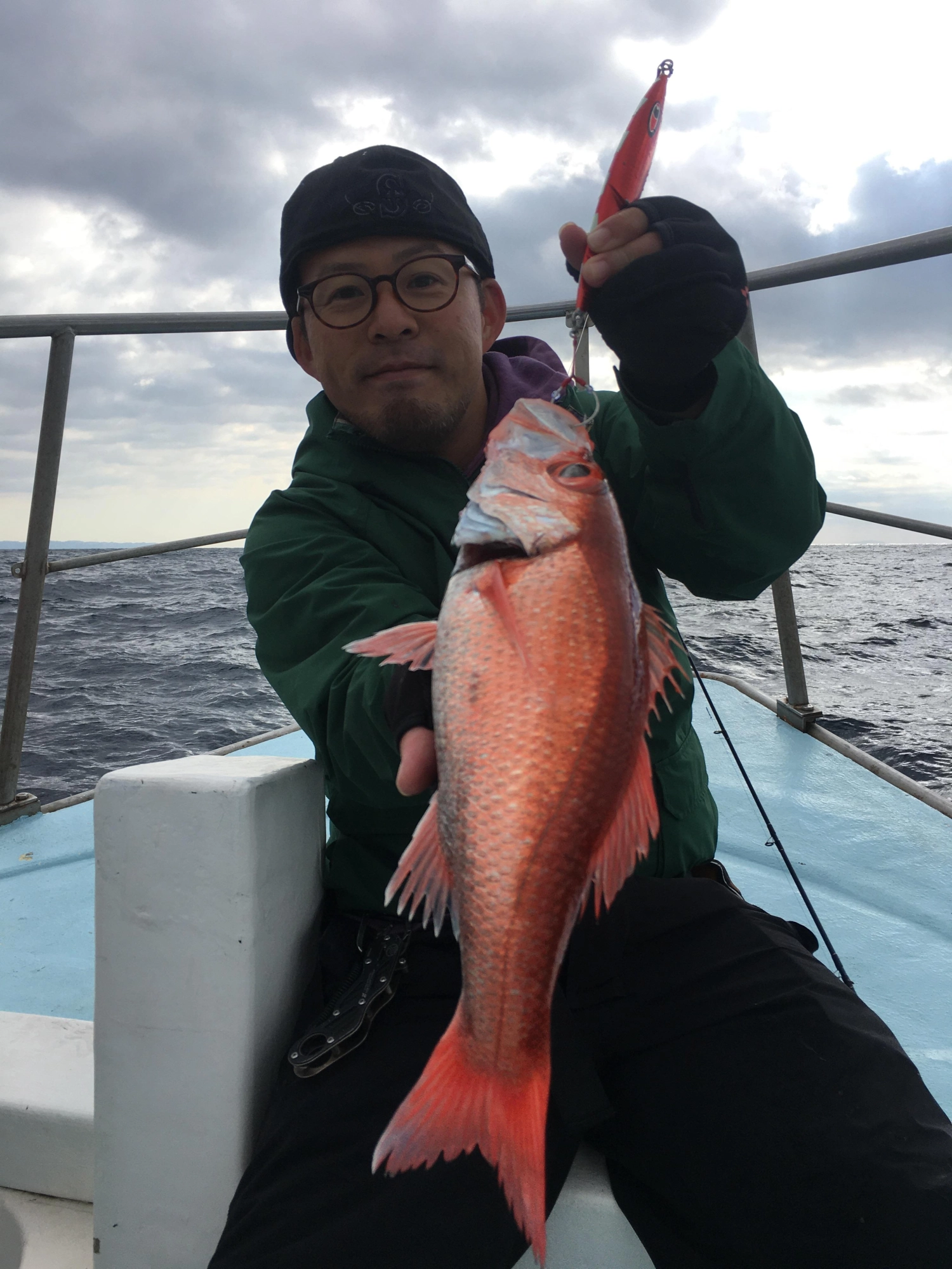 こちらもグラマラスな赤いダイヤ♦️
良い引きしてました