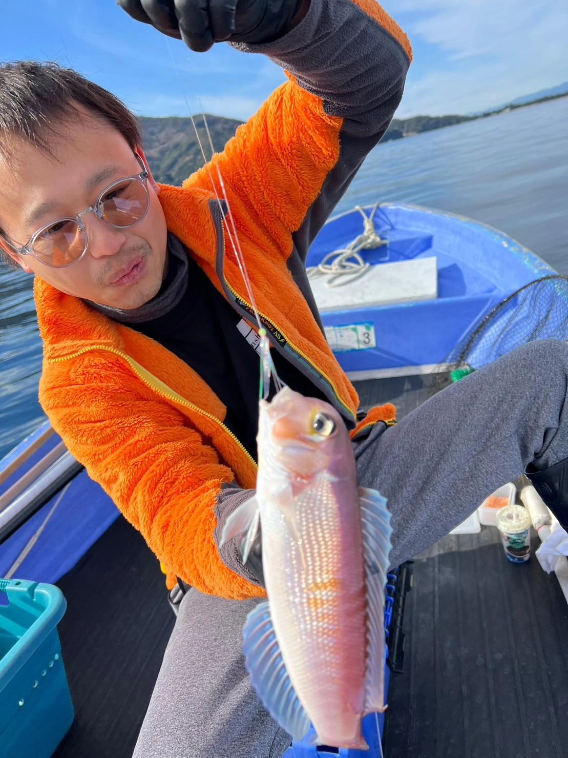 沼津沖アマダイ好調です！エサはオキアミを使用しました。