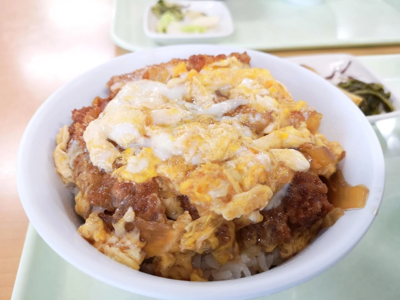 平谷湖名物『カツ丼』♪サクサクしてて美味しいです♪