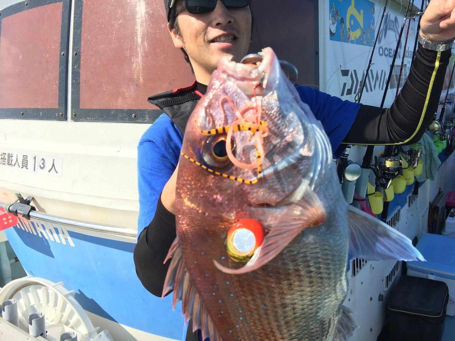 タイラバはダイワの紅牙を使用