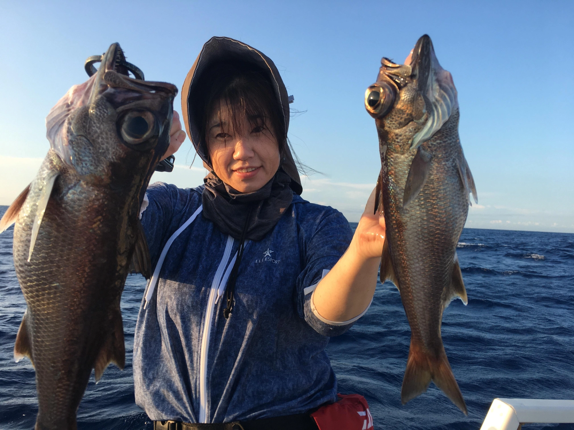 初挑戦の女性アングラーも一荷達成！^_^