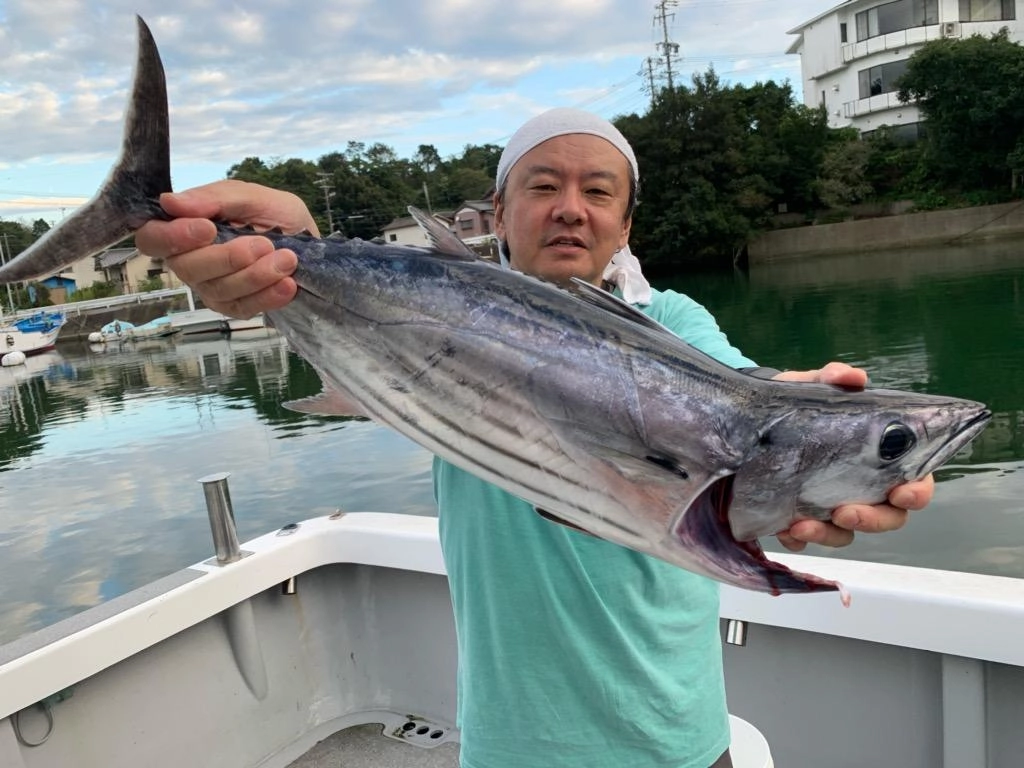 大判カツオいますので、タックルはＰＥ２号から３号を用意しておいて下さい。