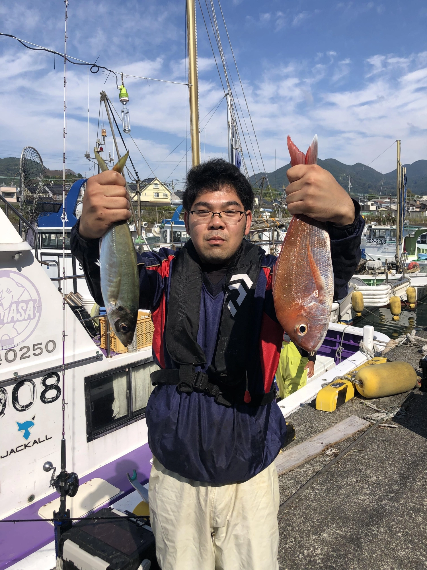 お土産に大アジあり