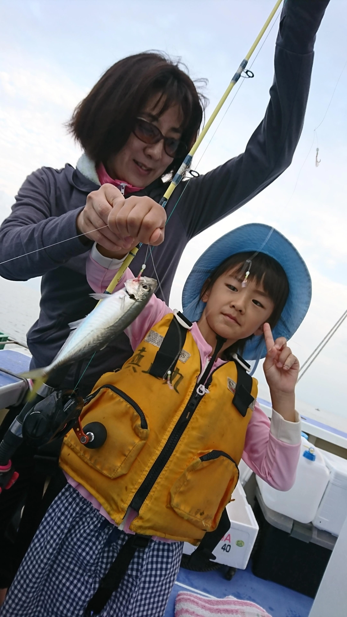 20㎝前後のアジが活性良く数釣りを楽しめました！