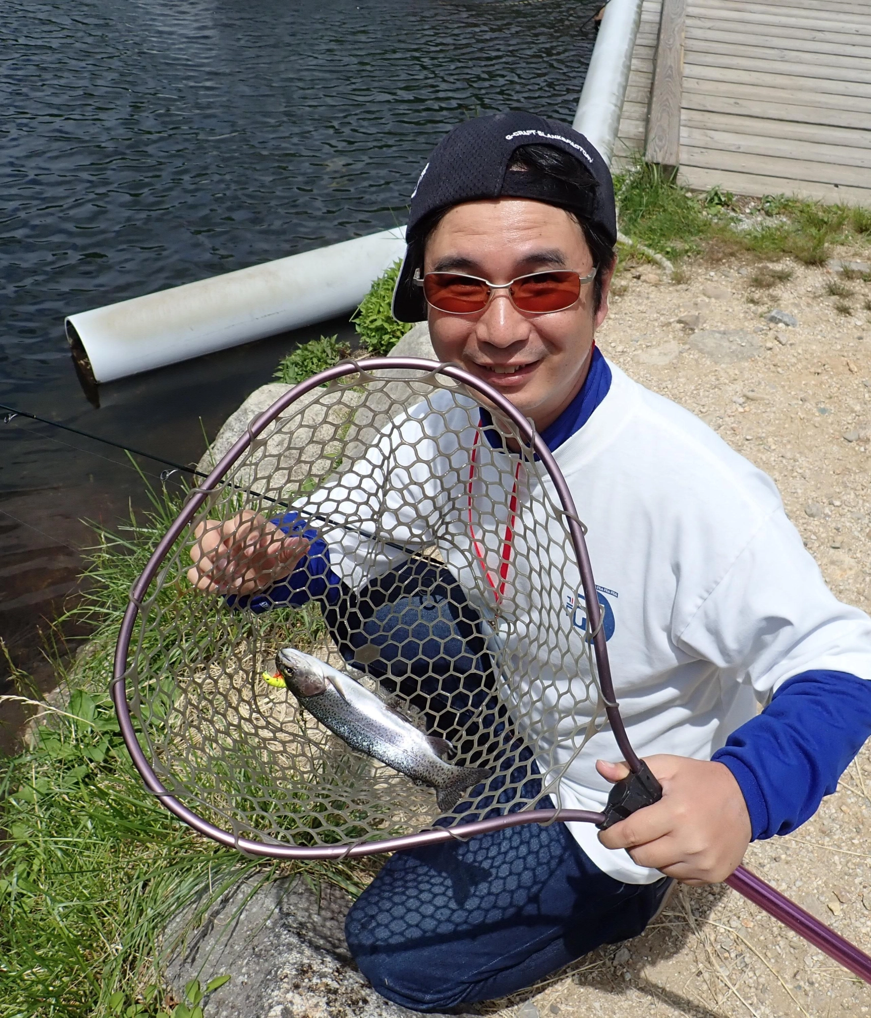 平谷湖スタッフのアドバイスを実戦。ほぼ入れ食いです。