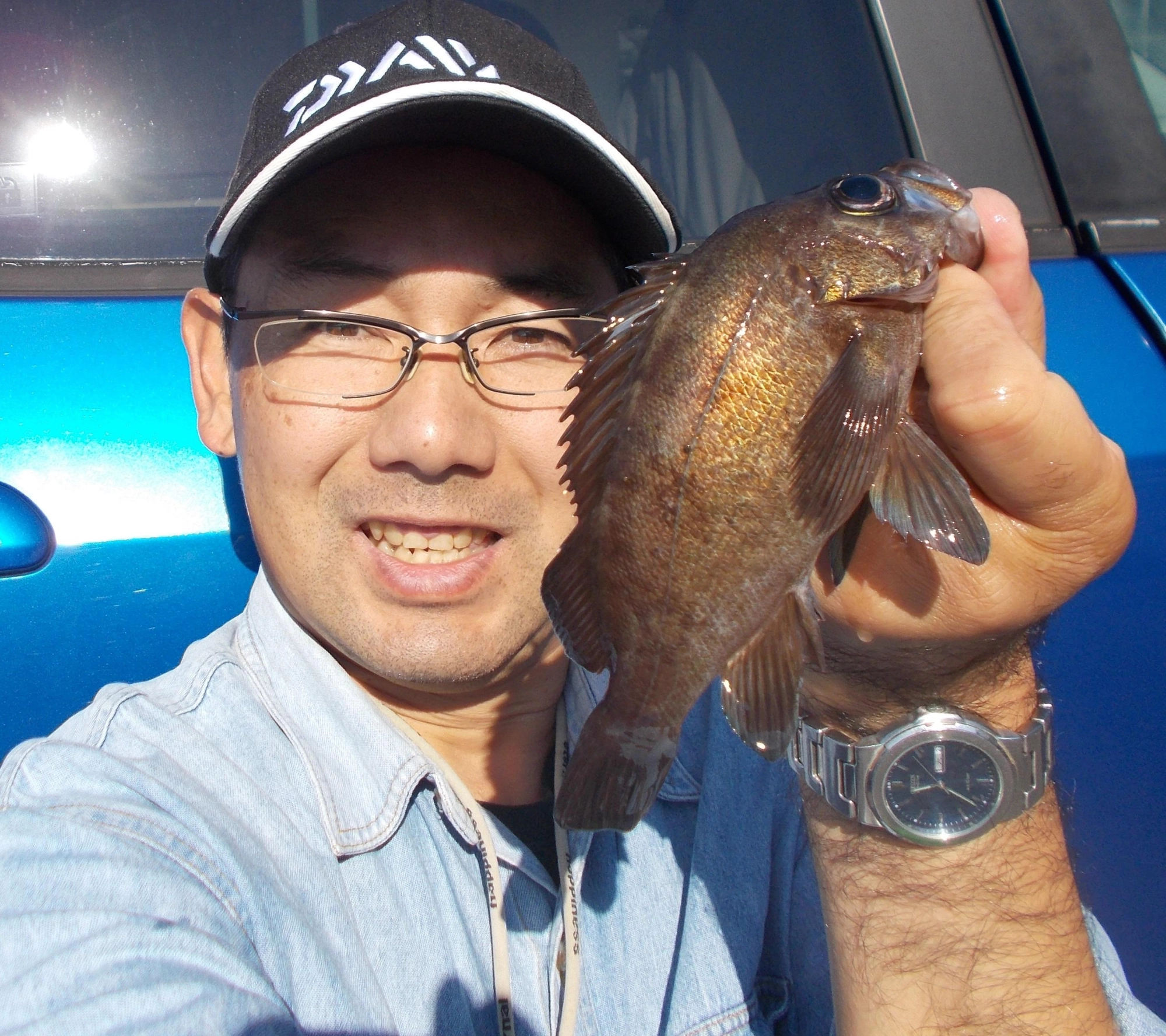 昼間でも場所、タイミングで良型メバルは釣れます。ただ物陰にいるので合わせ遅れ、針に掛けた場所によっては潜られてしまうので替えの仕掛は多くもって行こう。