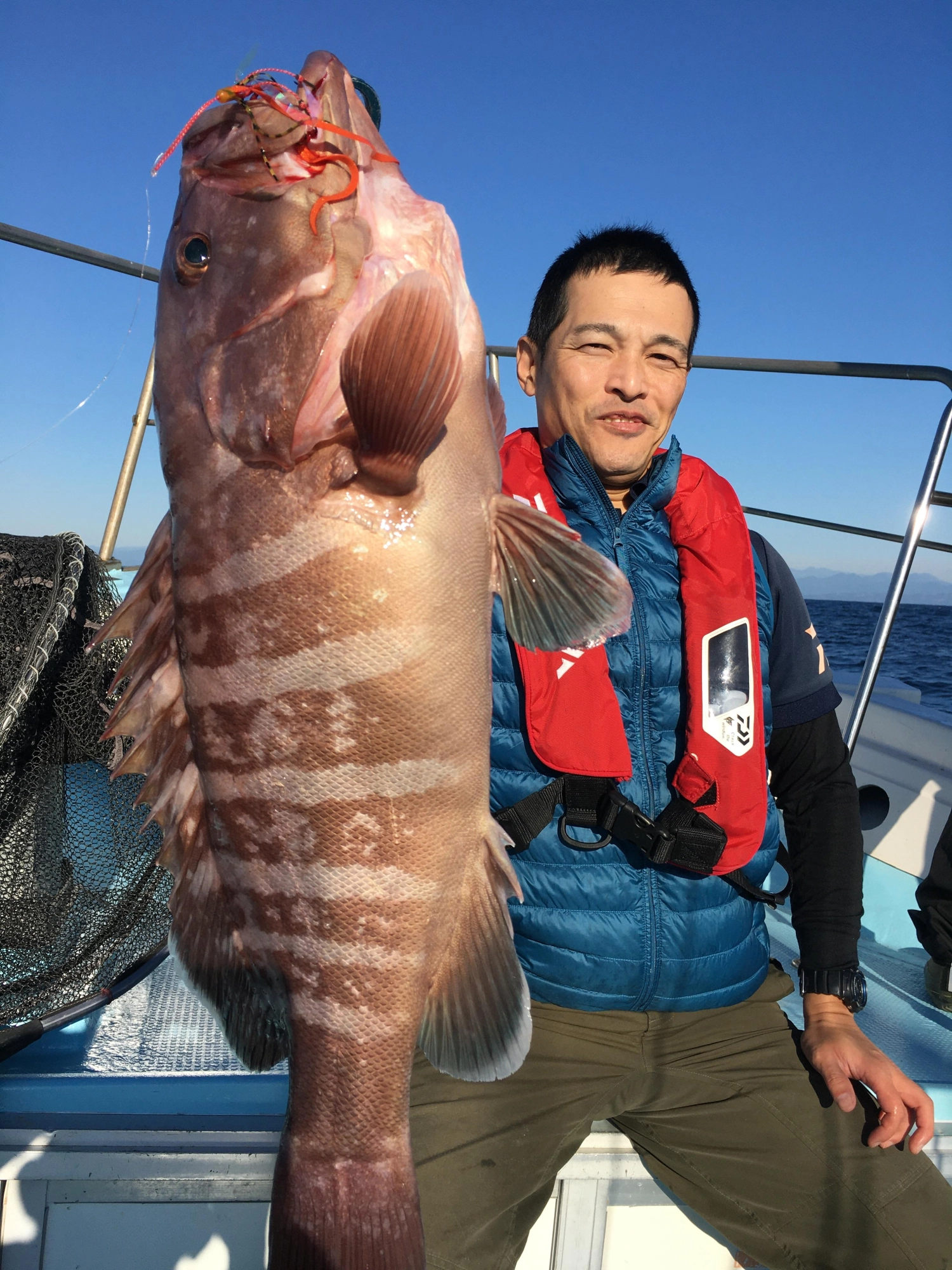 大型　マハタもゲッチュ！