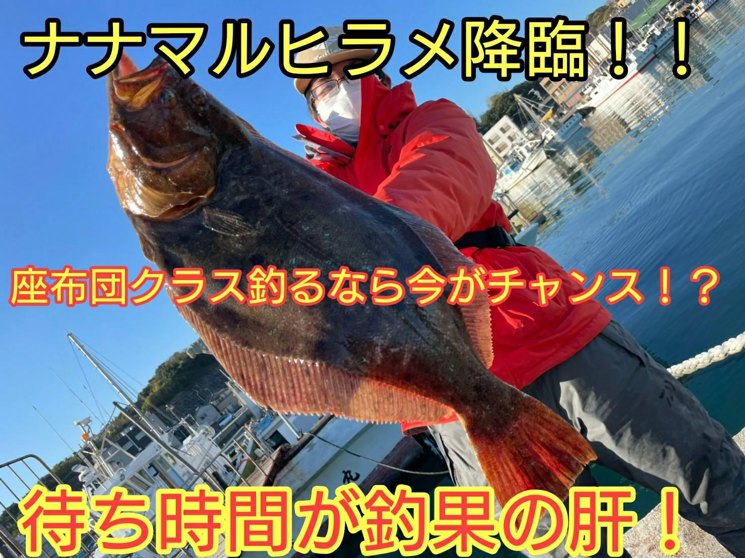 イシグロ彦根店 出たぞ！座布団ヒラメ！船の泳がせ釣りが熱い