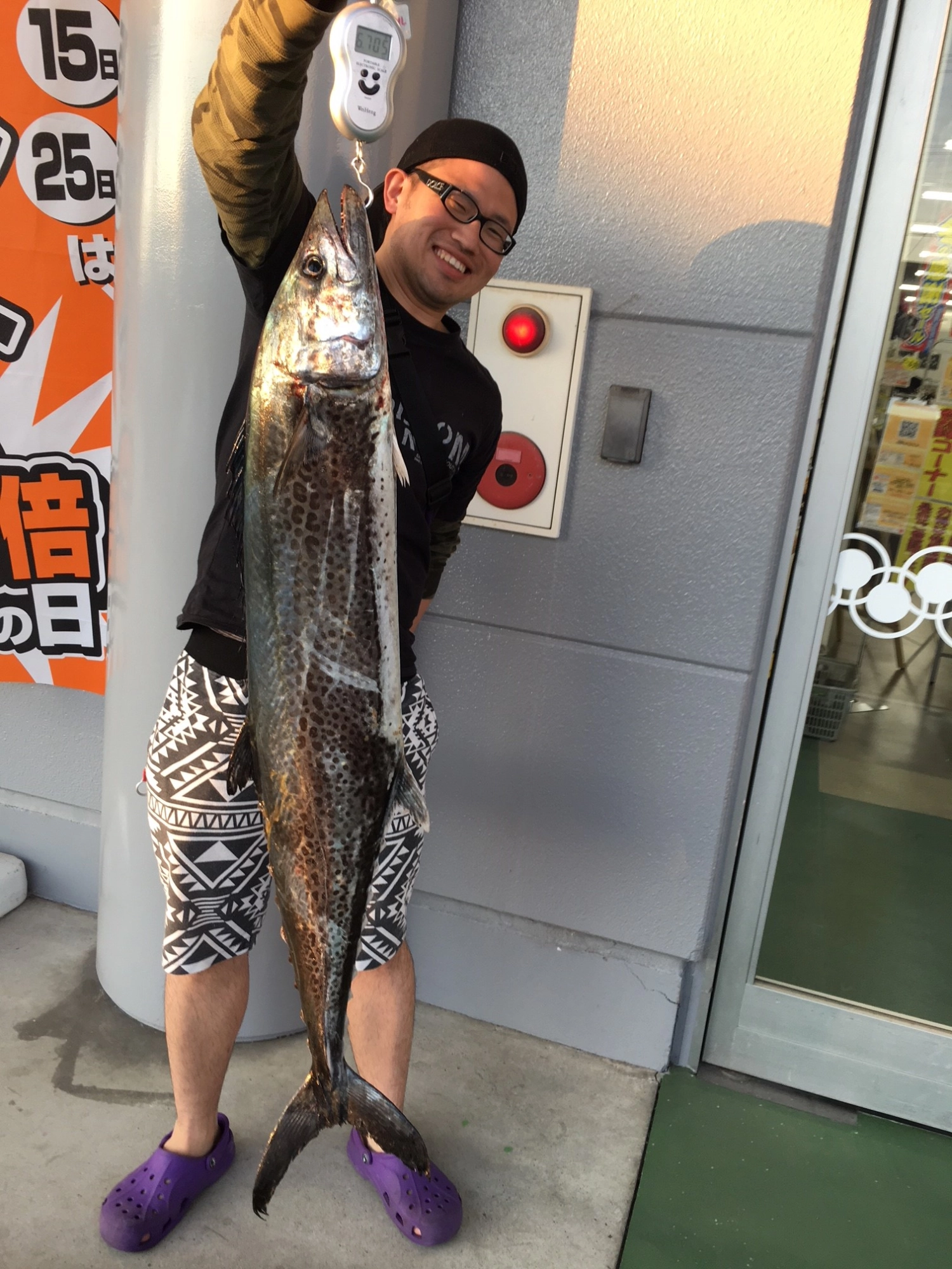 メーターオーバーのビッグサワラゲット!!ゴン太です♪