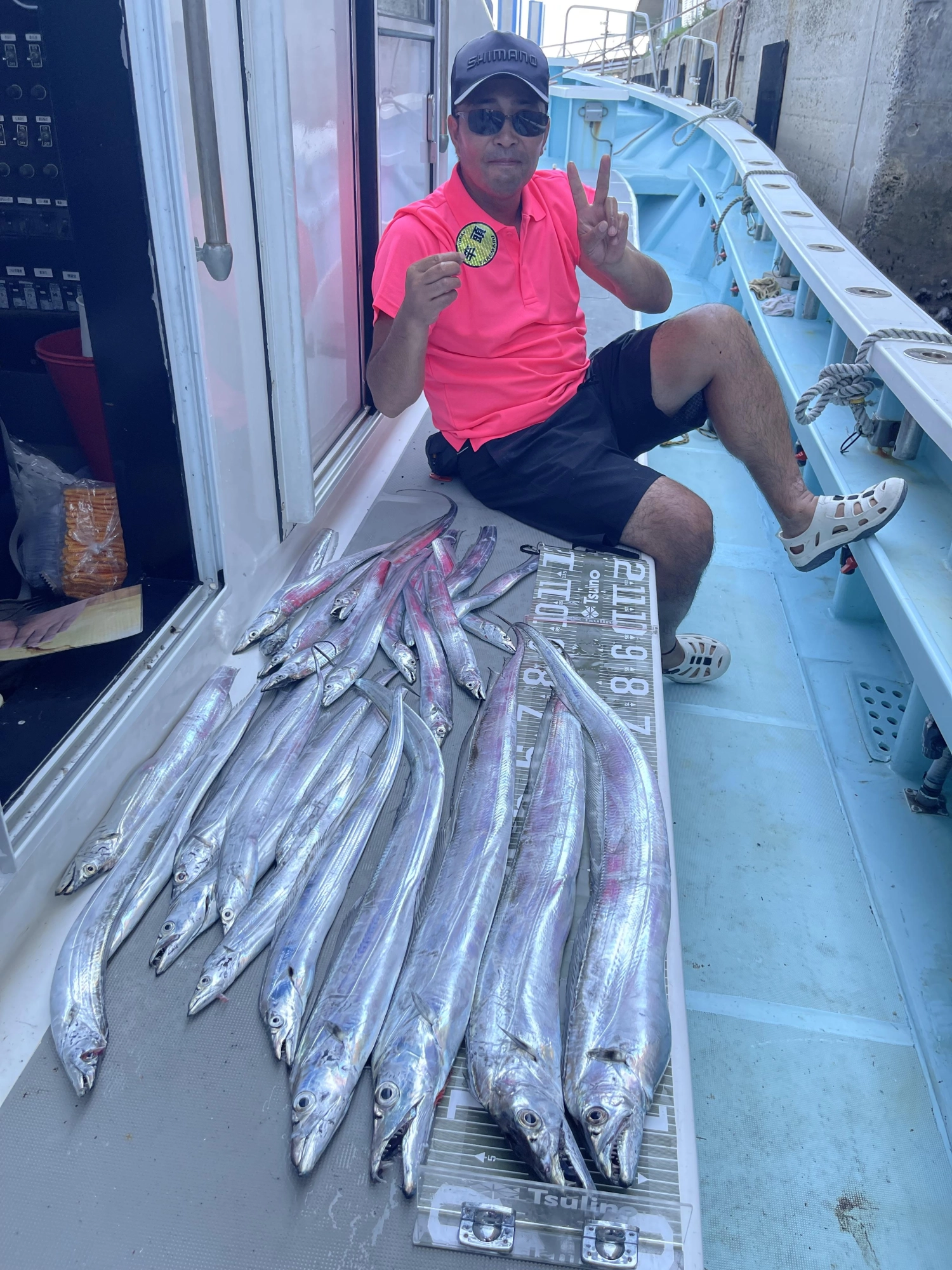 テンヤ仕掛けはやっぱりデカダチが上がりやすいねッ(・∀・)b
