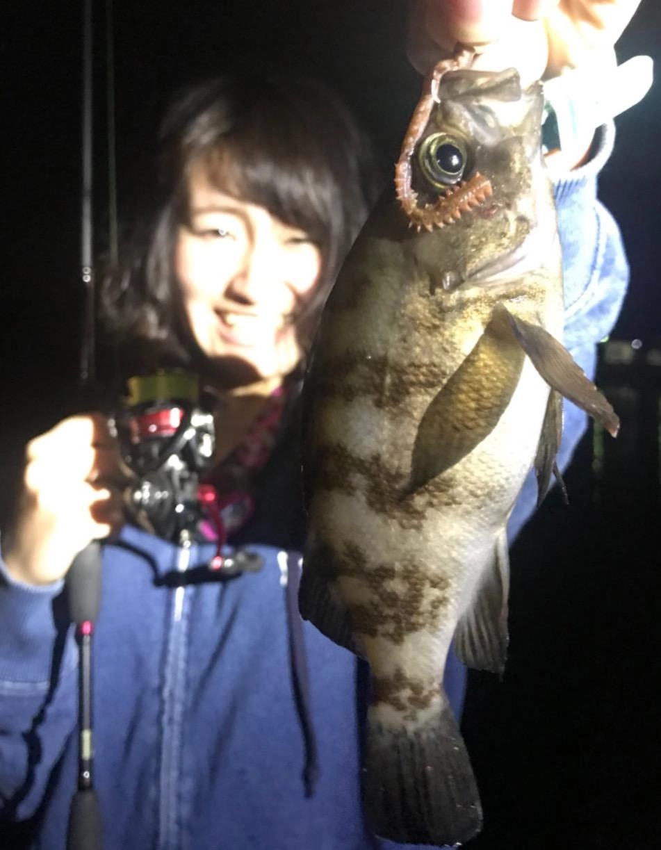 開始まもなく15ｃｍの良型ゲット！