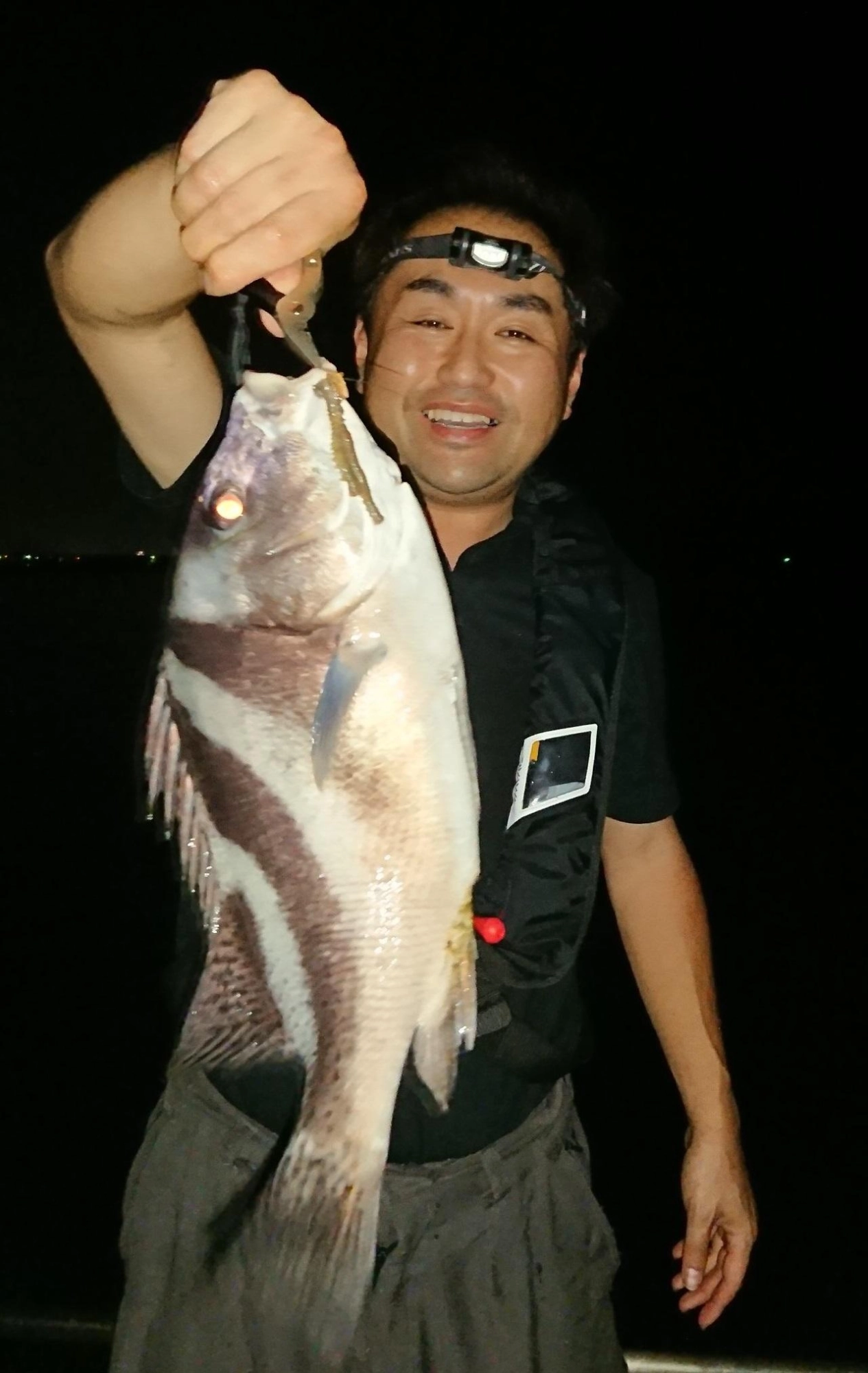 ちょい投げ釣りで釣れました　エサはアオイソメ2本掛け