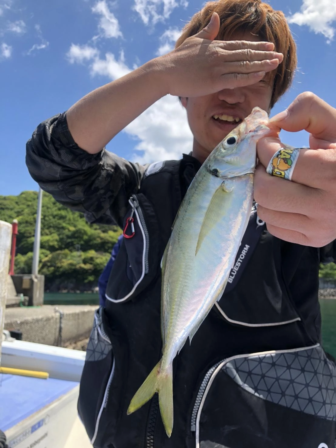 船中全員アジキャッチしました！