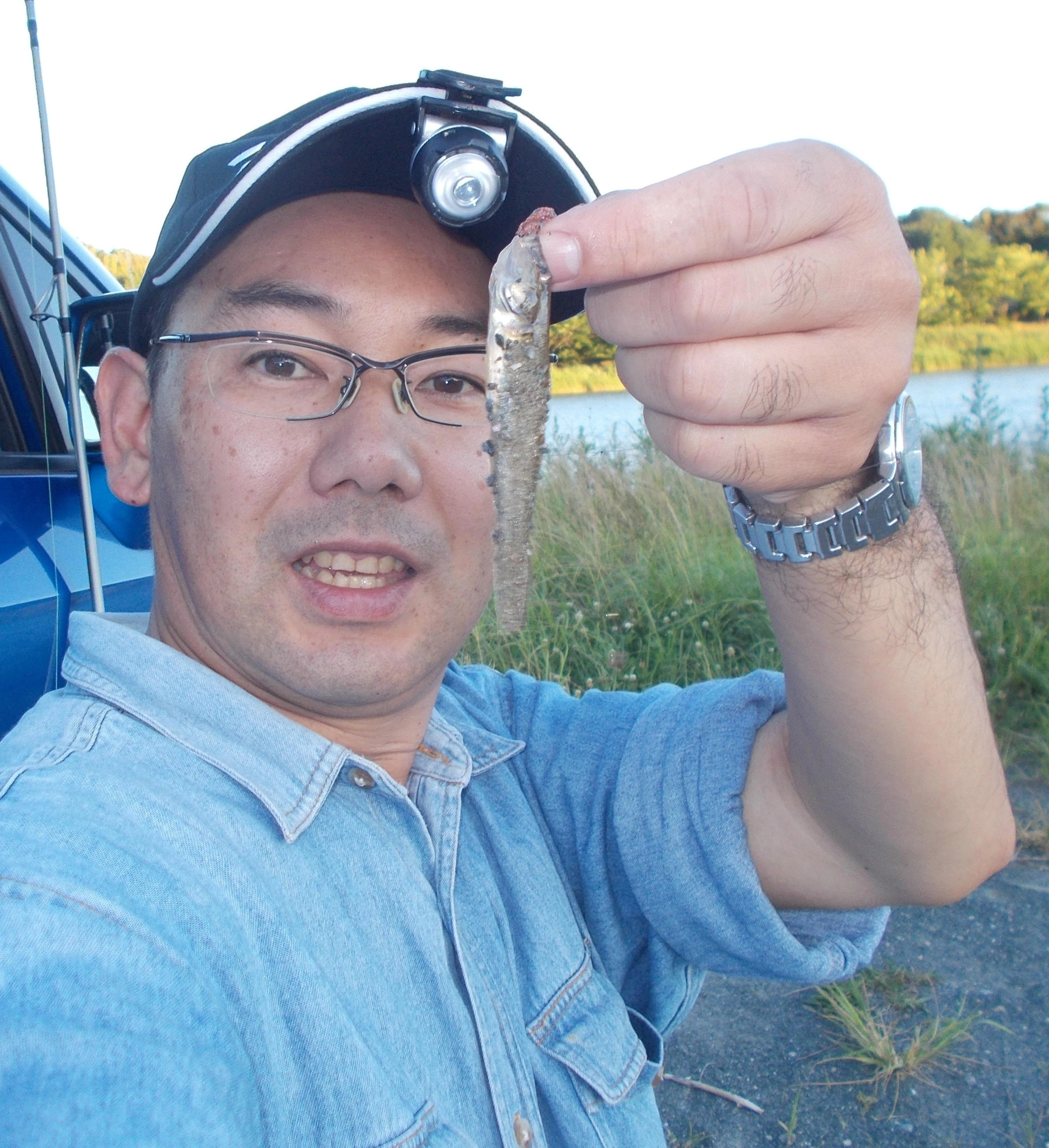 キビレ狙いで行ったのですが明るい時間帯はハゼのアタリが多く、それならばと本格的に狙ってみたら釣れました。本命はハリス切れ2回と惨敗でした・・・