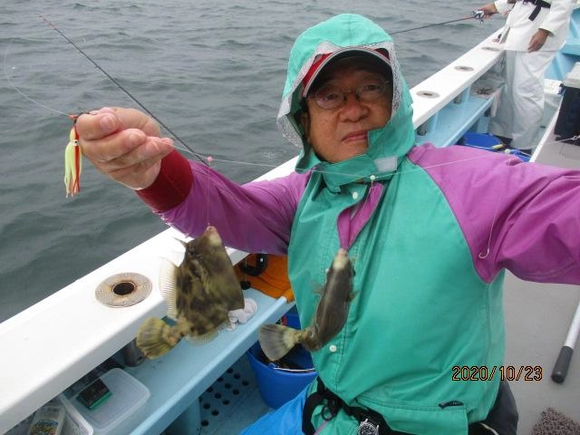 こちらのお客様もデラ旨過ぎる肝パンカワハギをダブル掛けぇ〜＼(//∇//)＼