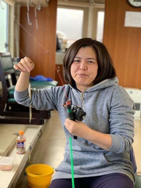 ワカサギ釣り初挑戦！レンタルタックル完備、釣り方も教えてくれます。
