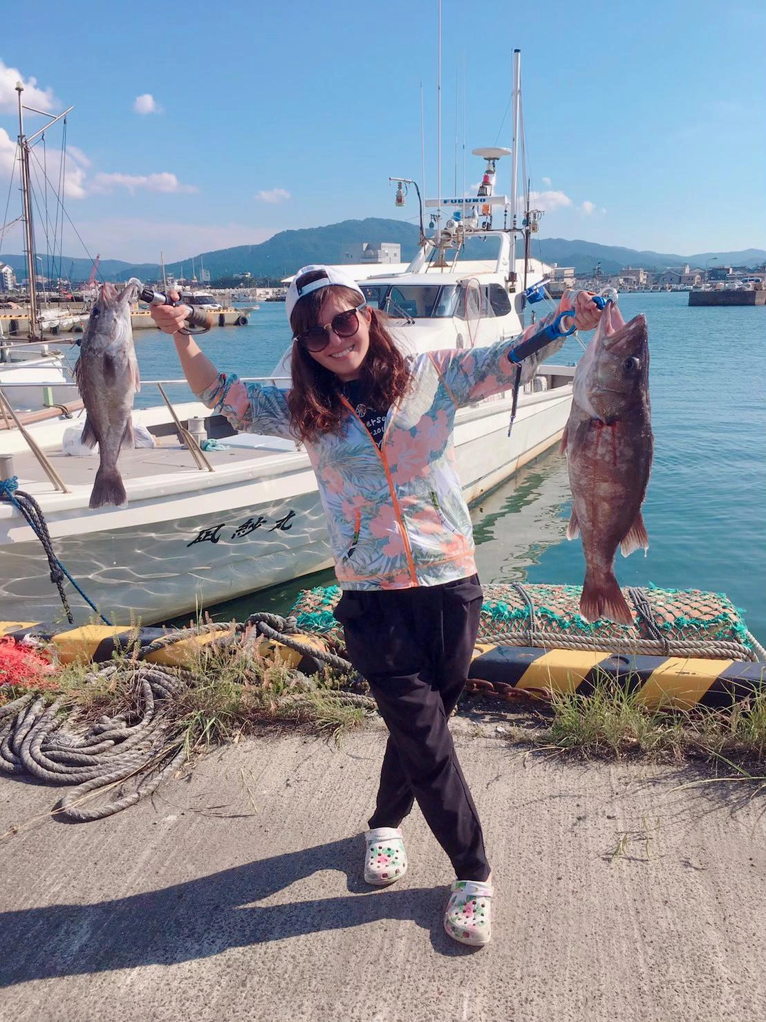1人で幻の魚4本あげました！