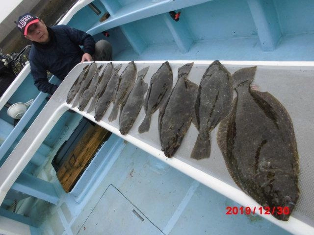 12月29.30日 ②日間で肉厚良型ビラメ①①枚狩りでしたッ( ͡° ͜ʖ ͡°)！！