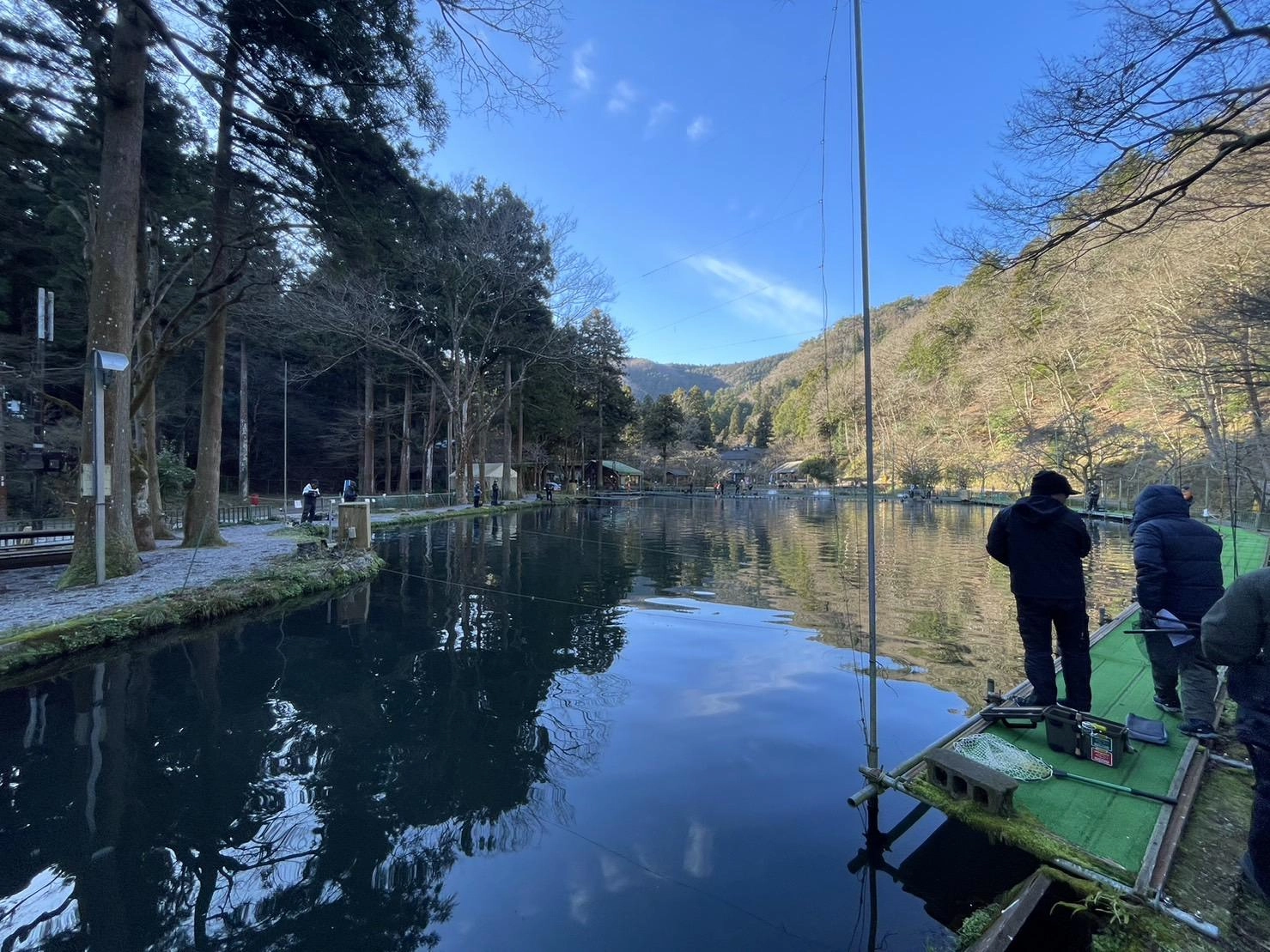 醒井養鱒場の釣場の画像