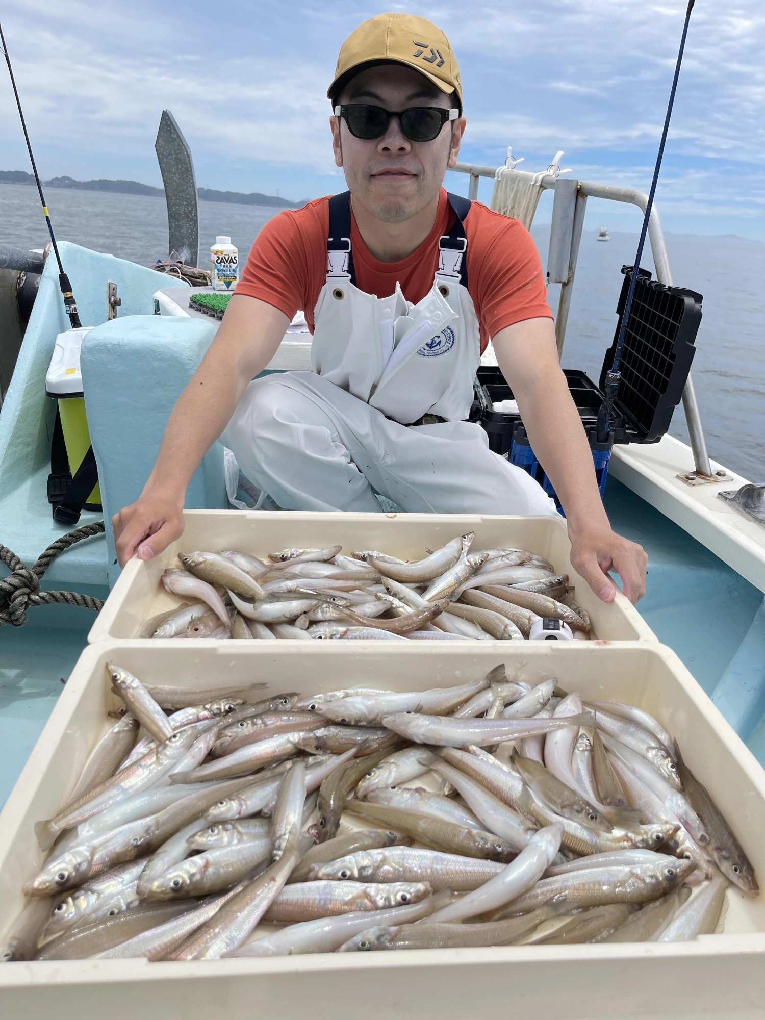 こちらの常連様はデカポチャギス主体の本日の竿頭トップ釣果タイ❶❹❶本狩りッ(°▽°)