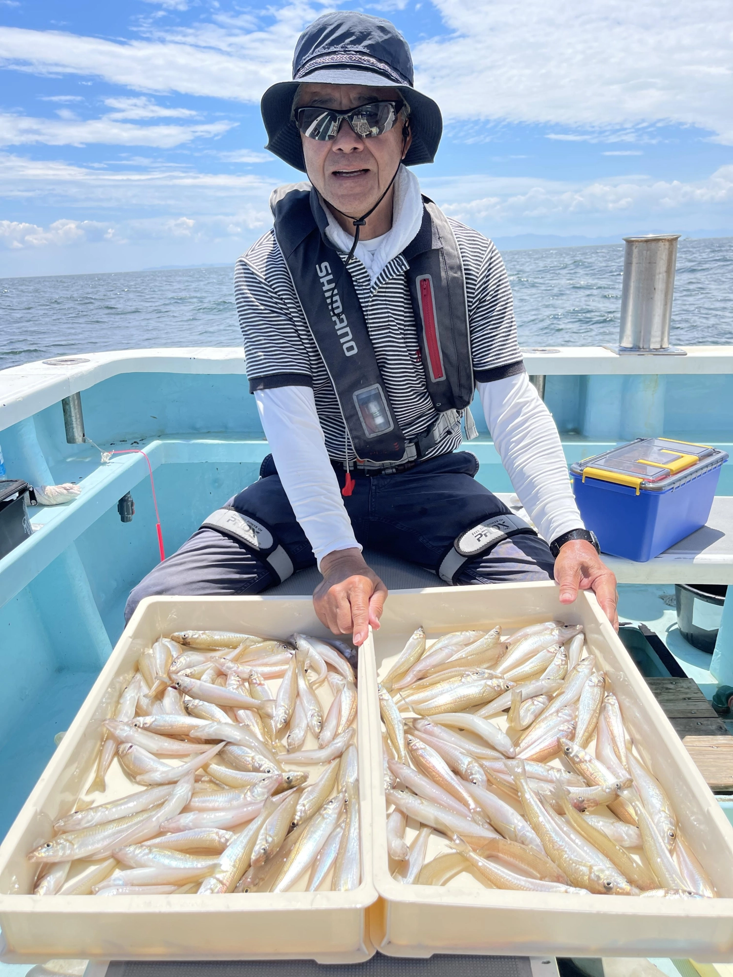 こちらの常連様もデカポチャギス主体に130本近く釣り上げてましたッ(・∀・)