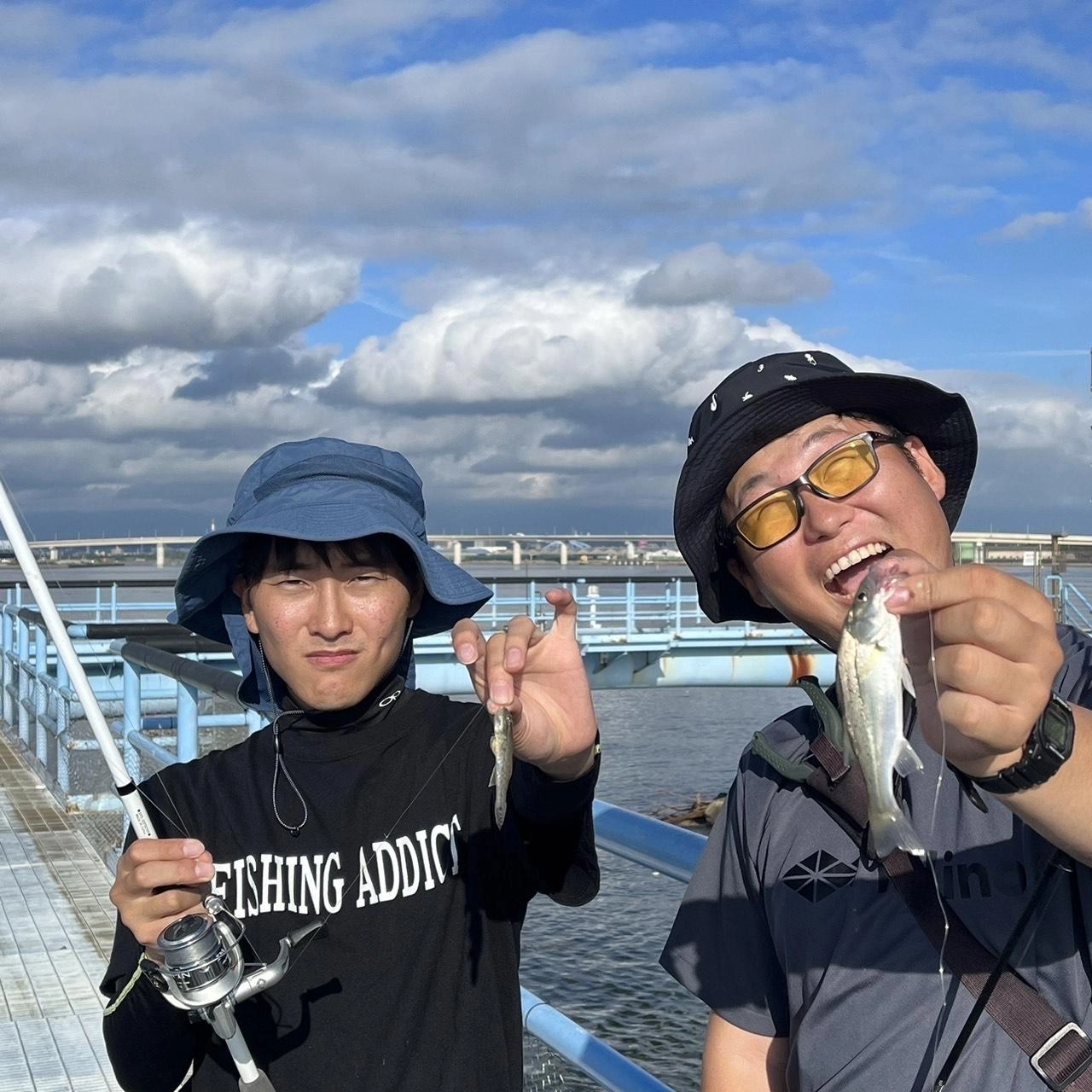 ハゼやセイゴも釣れました！セイゴはよく引くので楽しいですよ！