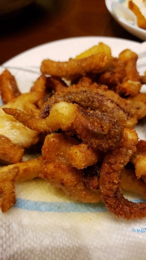 唐揚げで美味しく頂きました♪