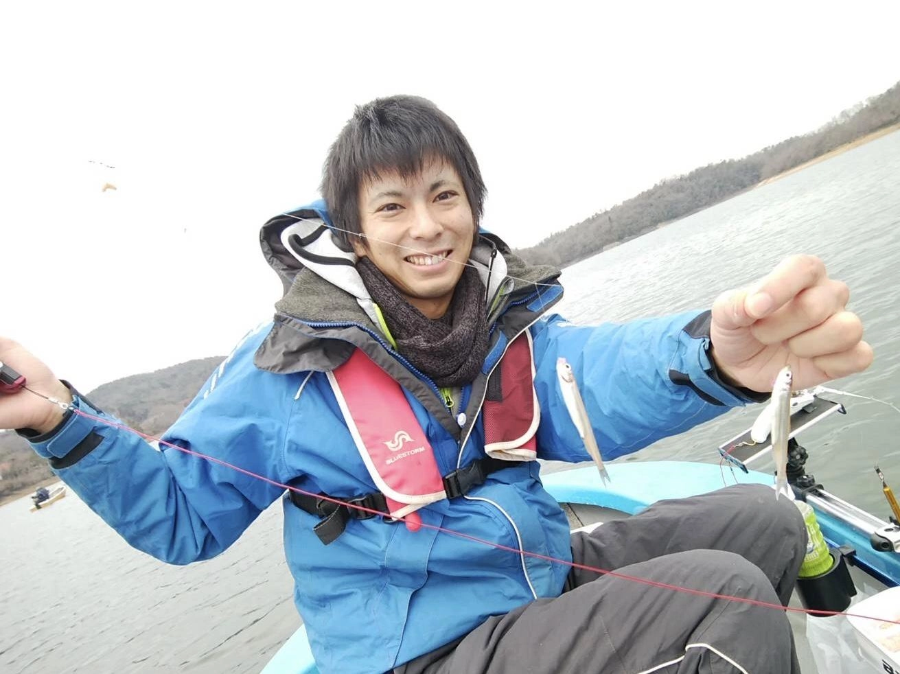 入鹿池ワカサギ楽しめています♪