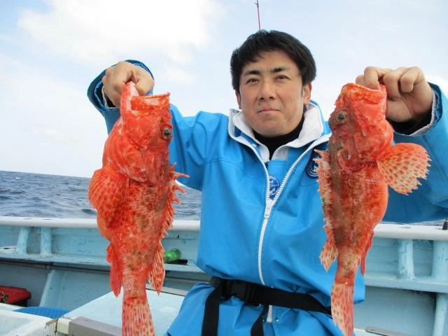 いつもの常連様はデカ鬼カサゴを沢山、釣り上げましたよッ(^-^)
