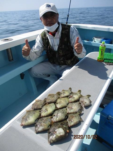 こちらの常連様は②枚リリースもデラ旨肝パンカワハギを①⑤枚狩りッ(^-^)