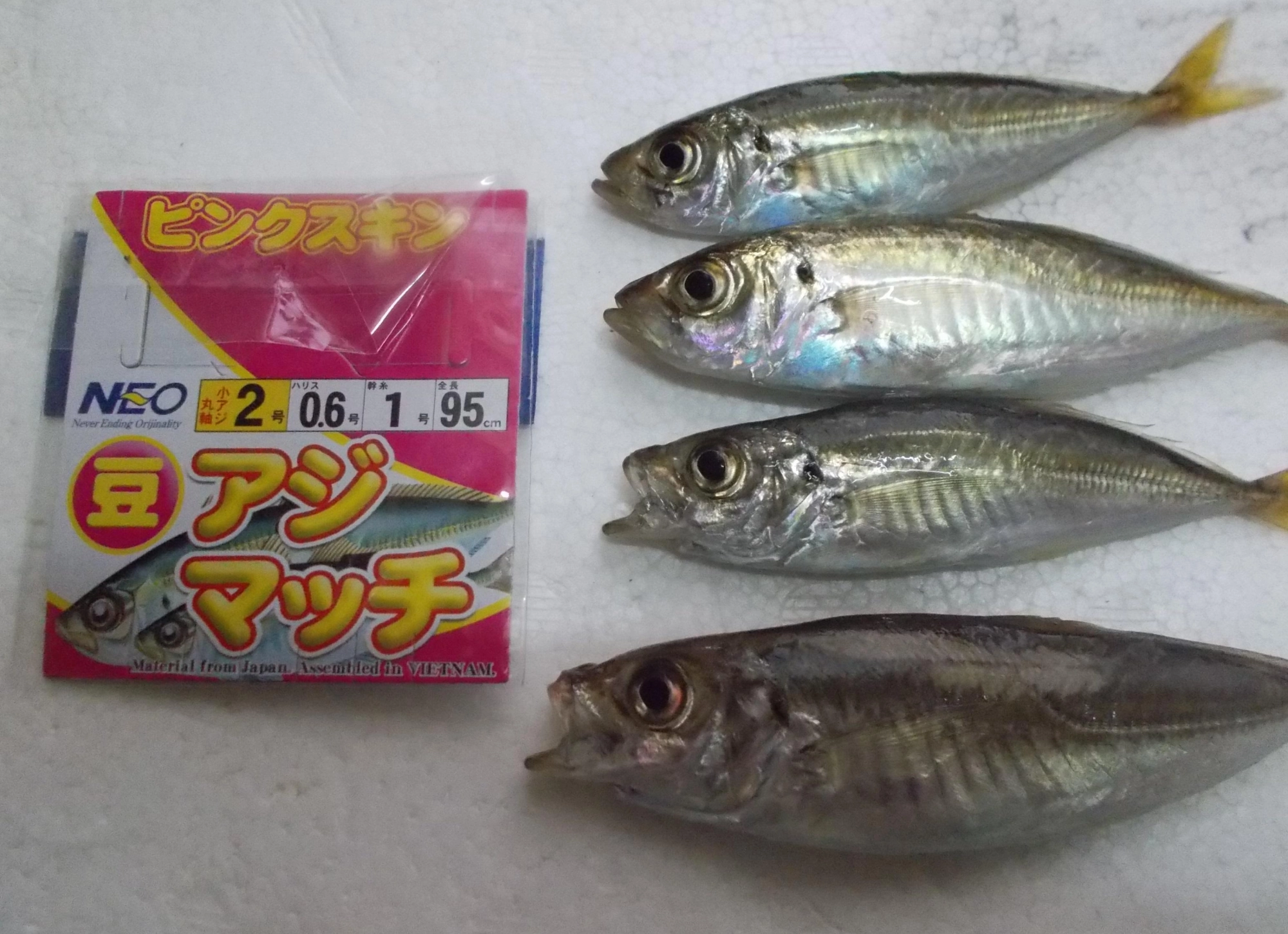 針は２号を使いましたが魚が大きくなってきたので３号が使いやすいですよ。