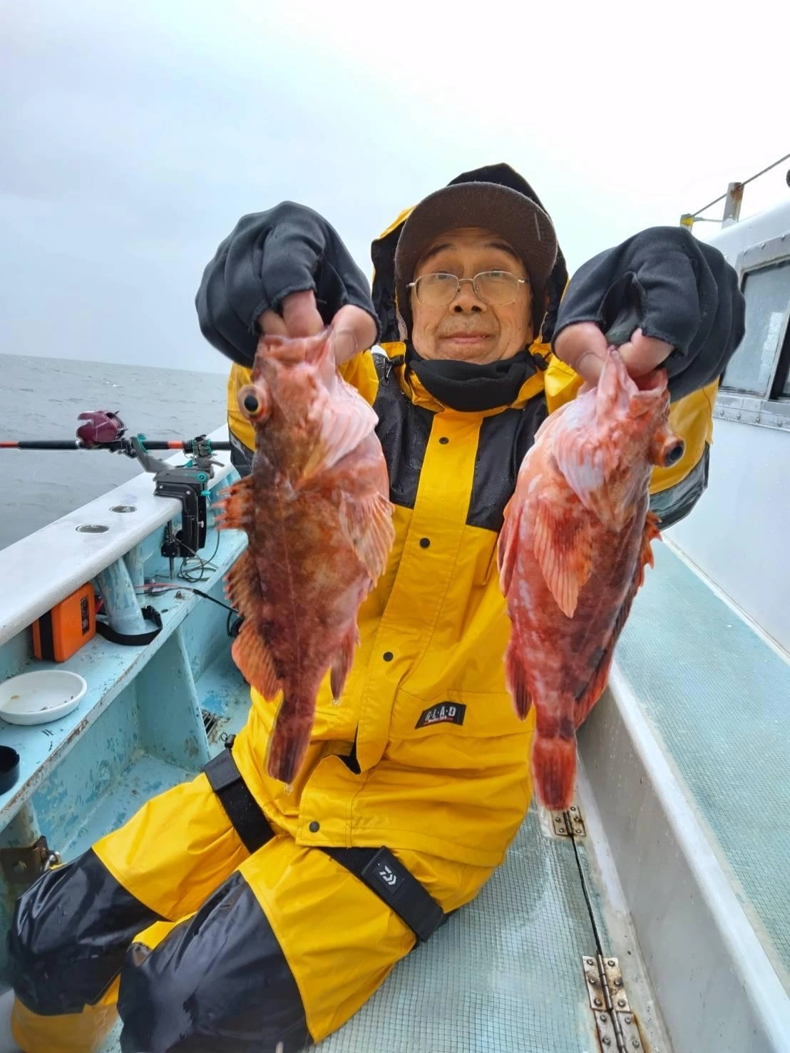 こちらの常連様はデッカサゴ中心に釣りましたよッ(^-^)