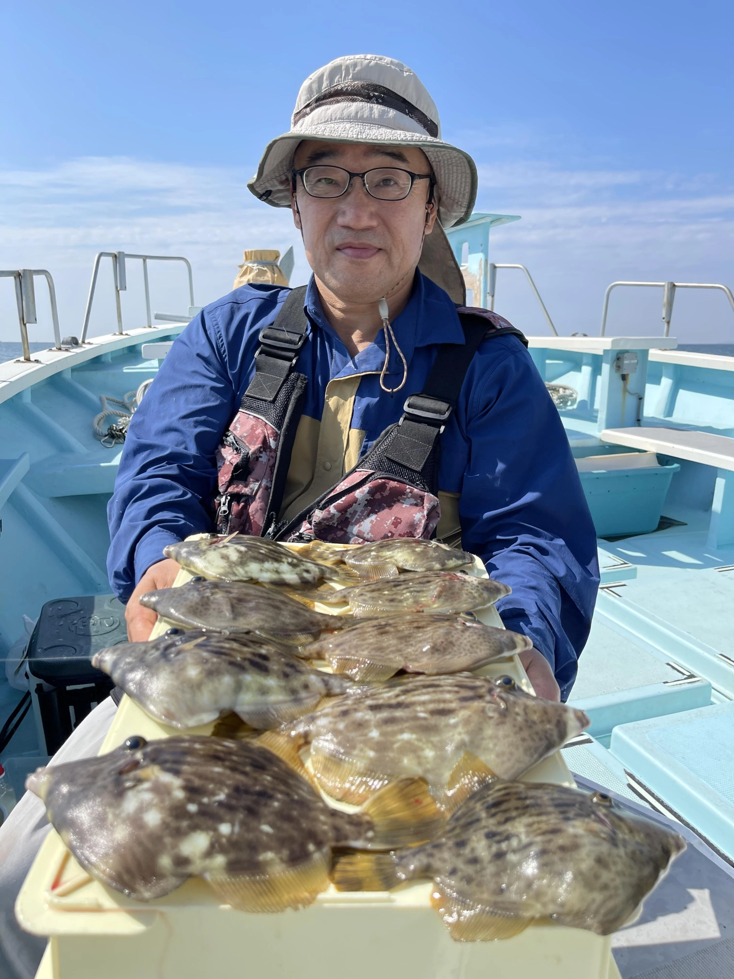こちらの常連様はデカハギ混じりで今日のトップ釣果様でしたッ(^-^)