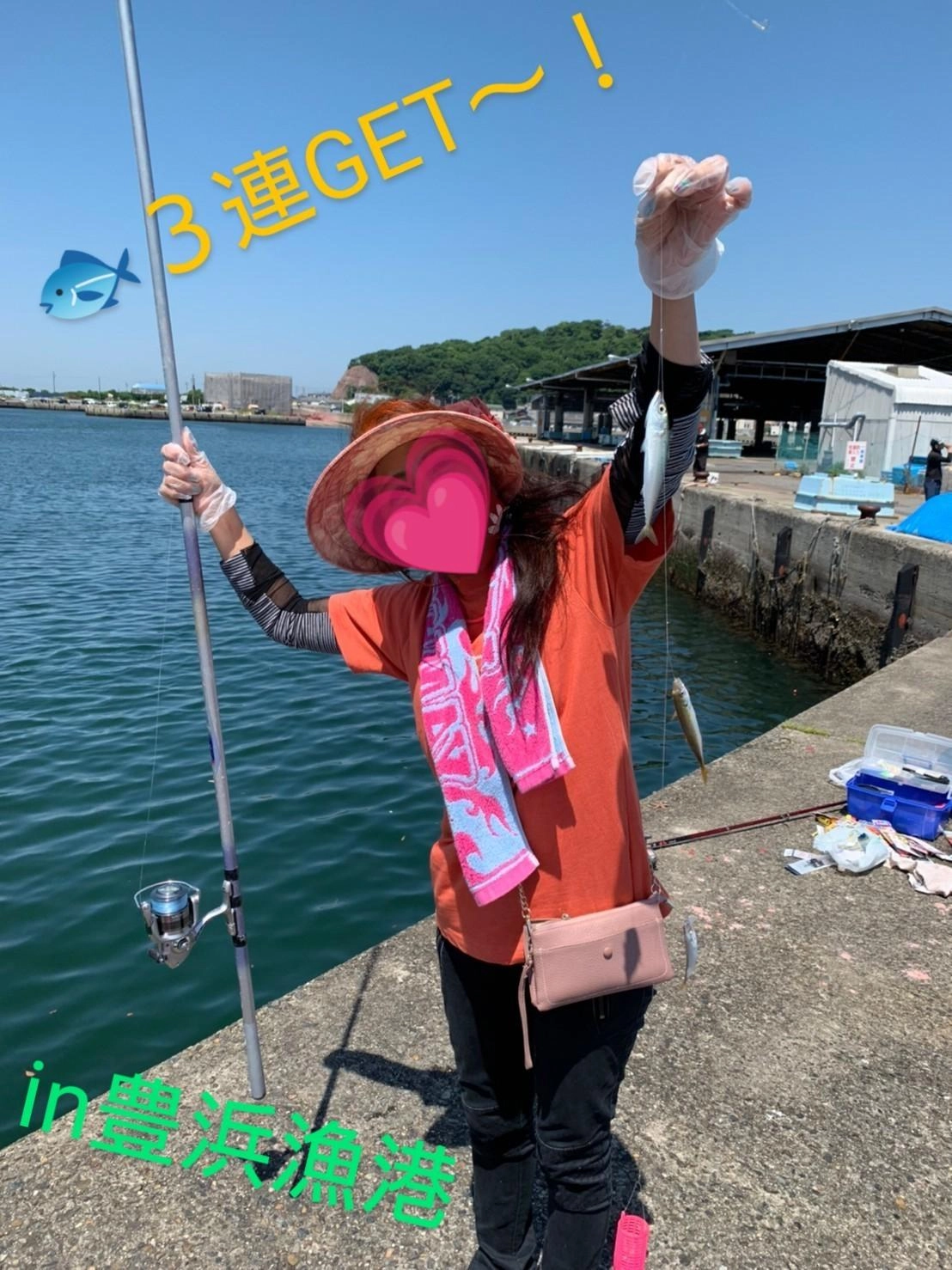 わ～い！150ぴき♡釣れ過ぎてびっくり＼(~o~)／