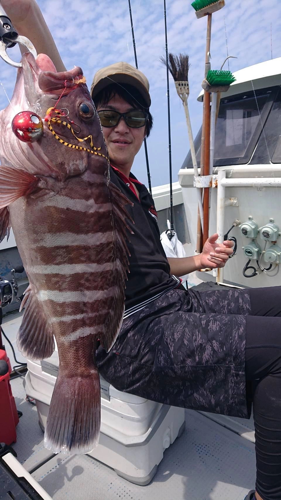 高級魚マハタも釣れました♪