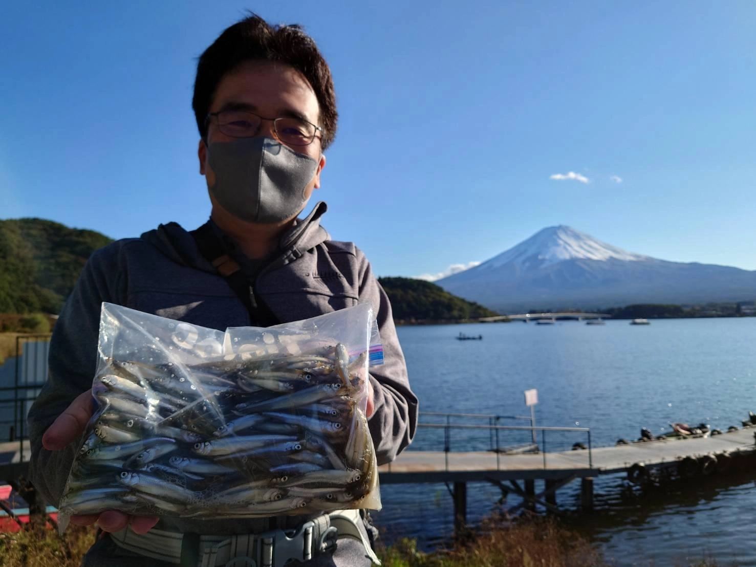 河口湖のワカサギ好調です！！
