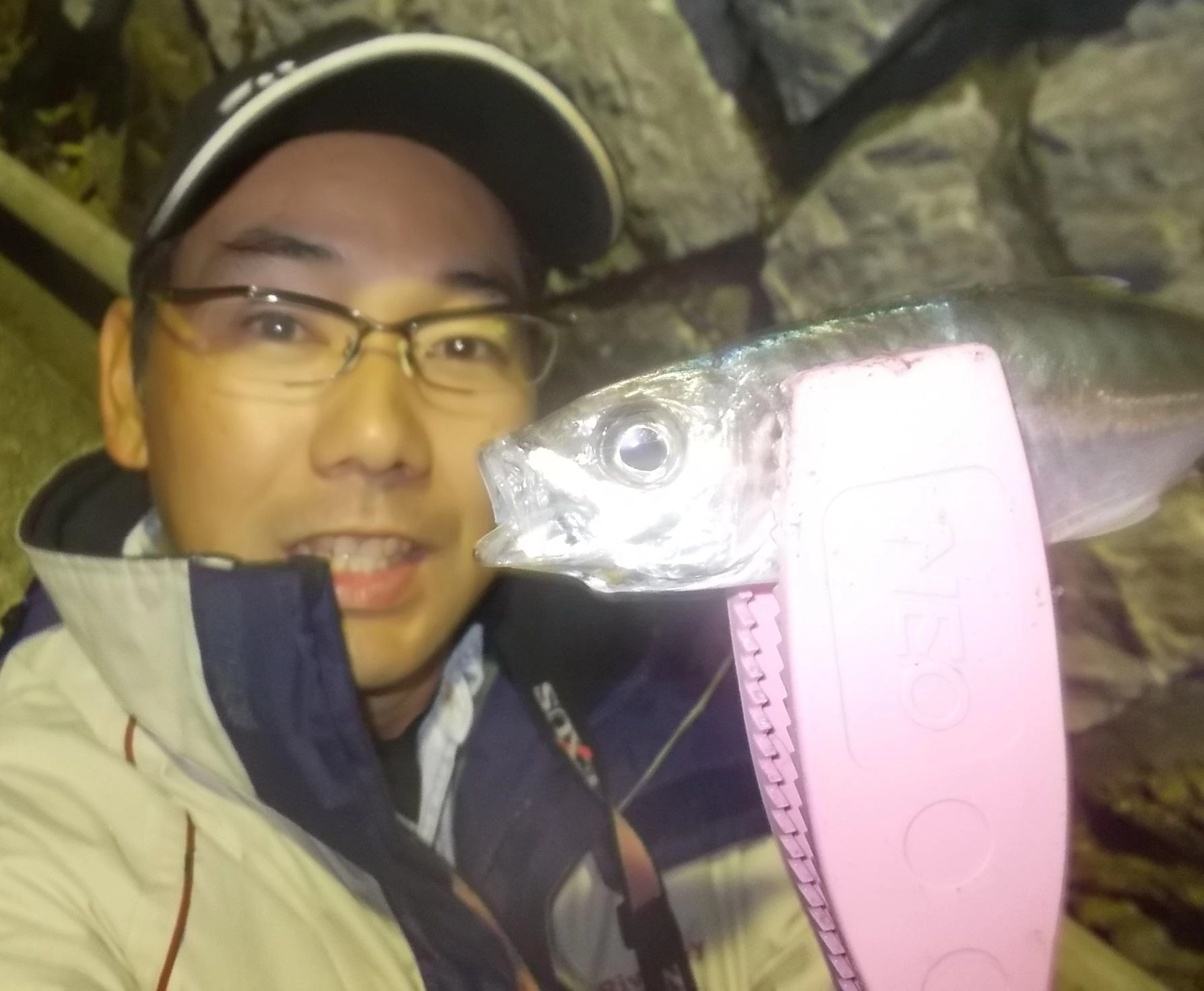 このサイズのアジがコンスタントに釣れてきますよ♪