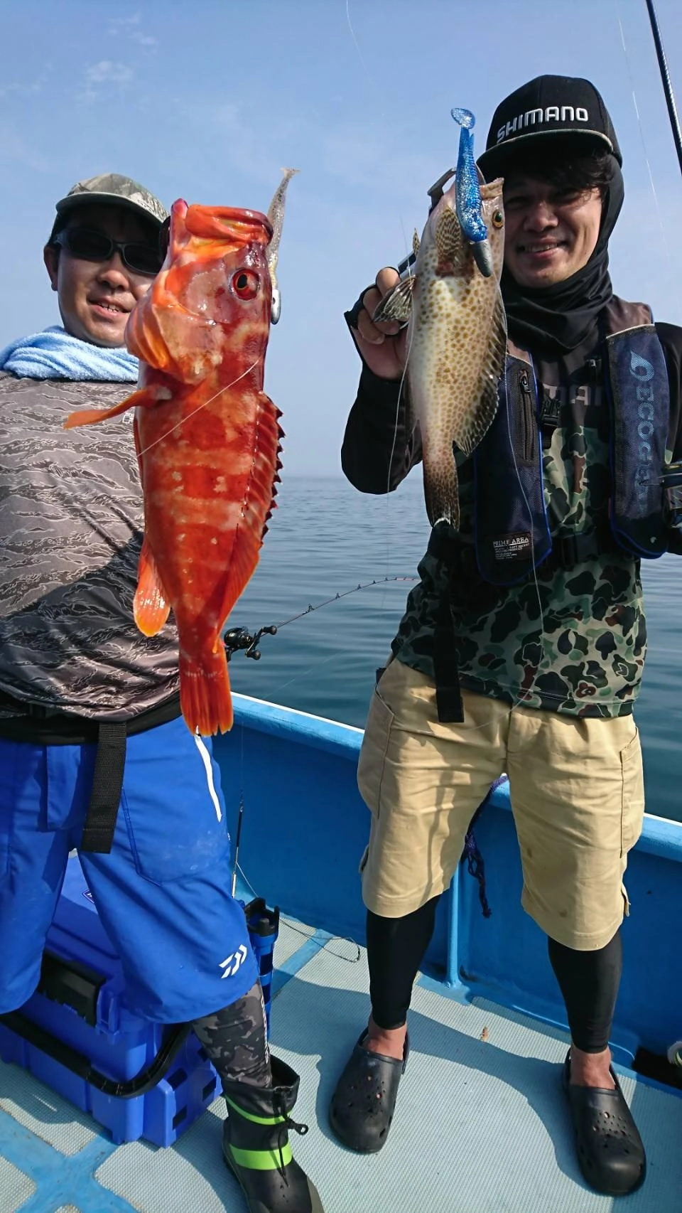 何が掛かるか分からない？！真夏のボートロック＆ジギング釣行