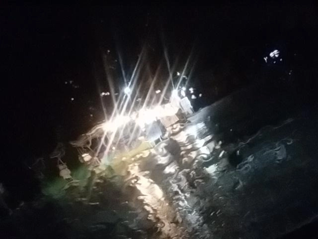 雨で撤退した