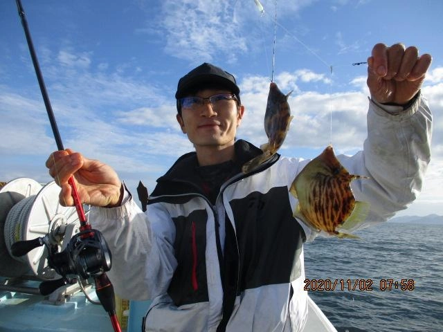 【超】エキスパート様はデラ旨過ぎる肝パンカワハギ ダブル掛け②回達成ッ( ͡° ͜ʖ ͡°)v