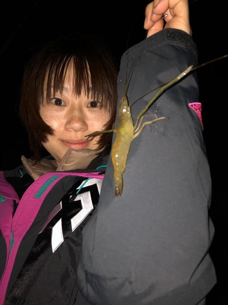 身近なターゲット、手長エビ調査で・・・釣れちゃいました♪